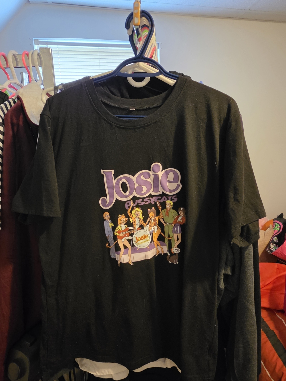 Josie and the Pussycats Black Graphic Tee -